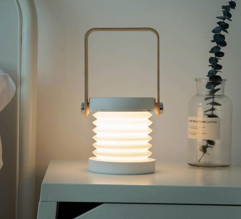 CompactGlow Lantern - Portable Foldable Camping Light