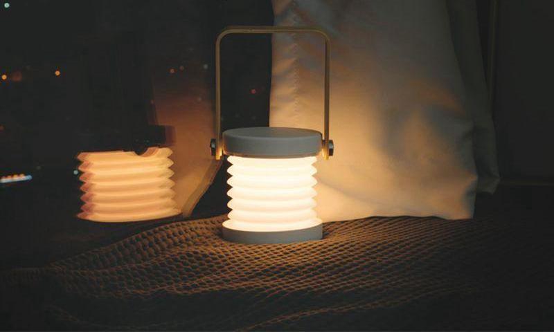 CompactGlow Lantern - Portable Foldable Camping Light