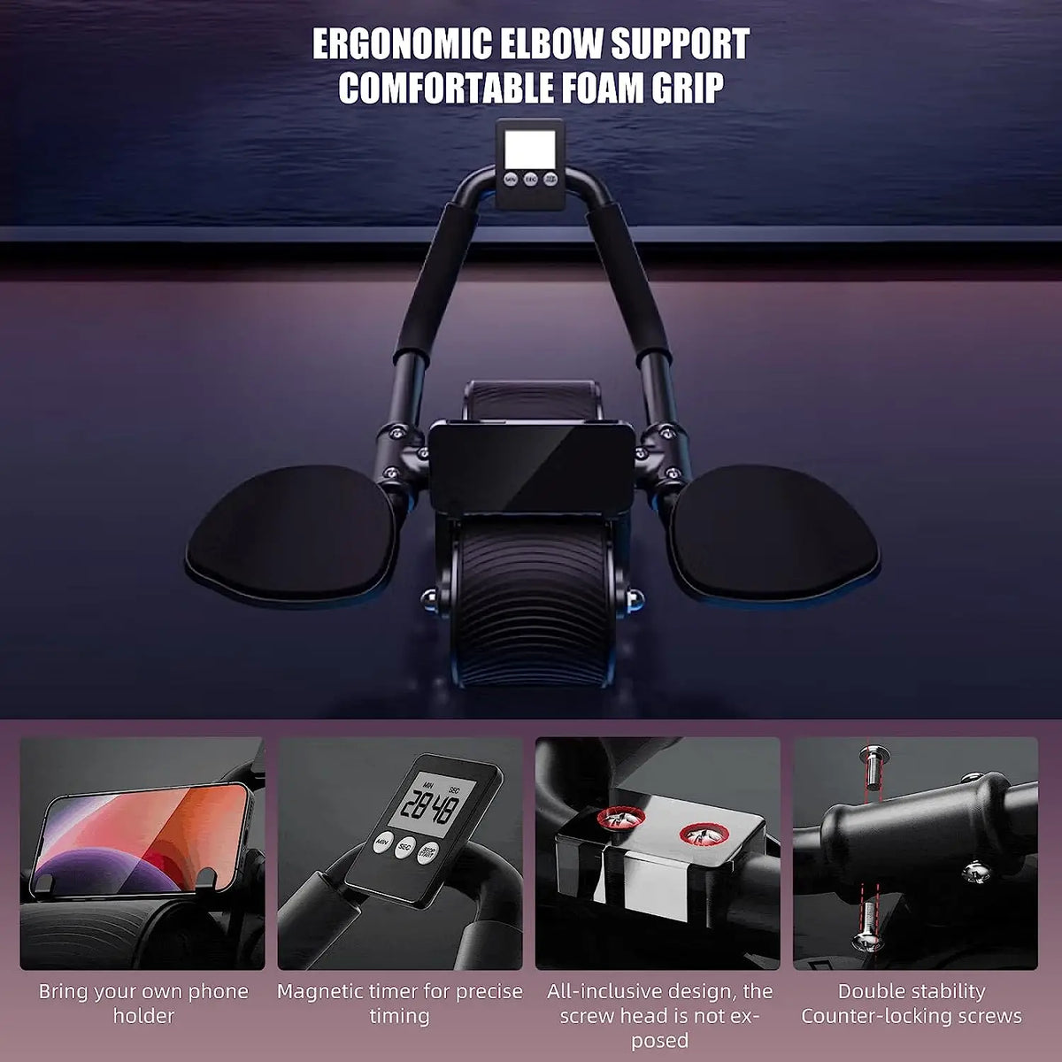 Abs Ignite - Advanced Ab Roller Trainer for a Stronger Core