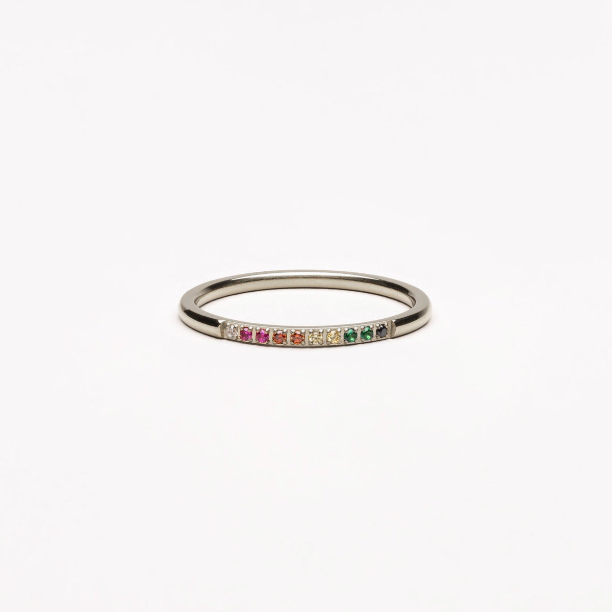 Solene - Gold Ring with Colorful Gemstones