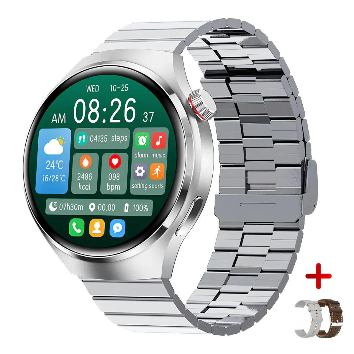 EleganceFit Smartwatch - A Luxe Watch with Advanced Features