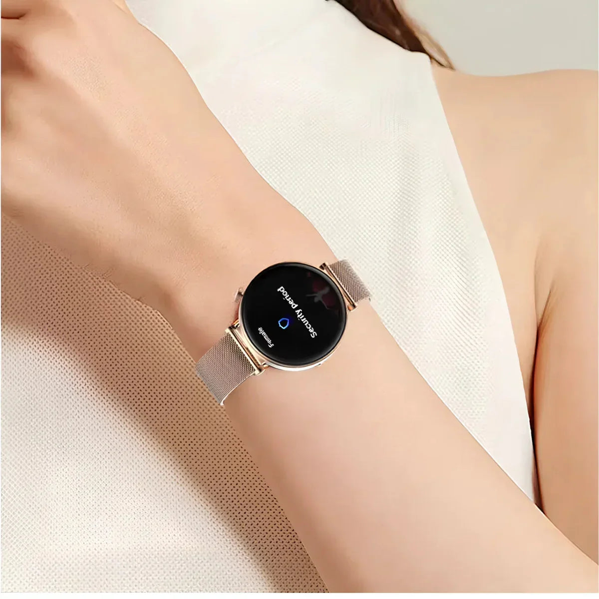 LuxeFit Aura - Elegant Health and Style Smartwatch