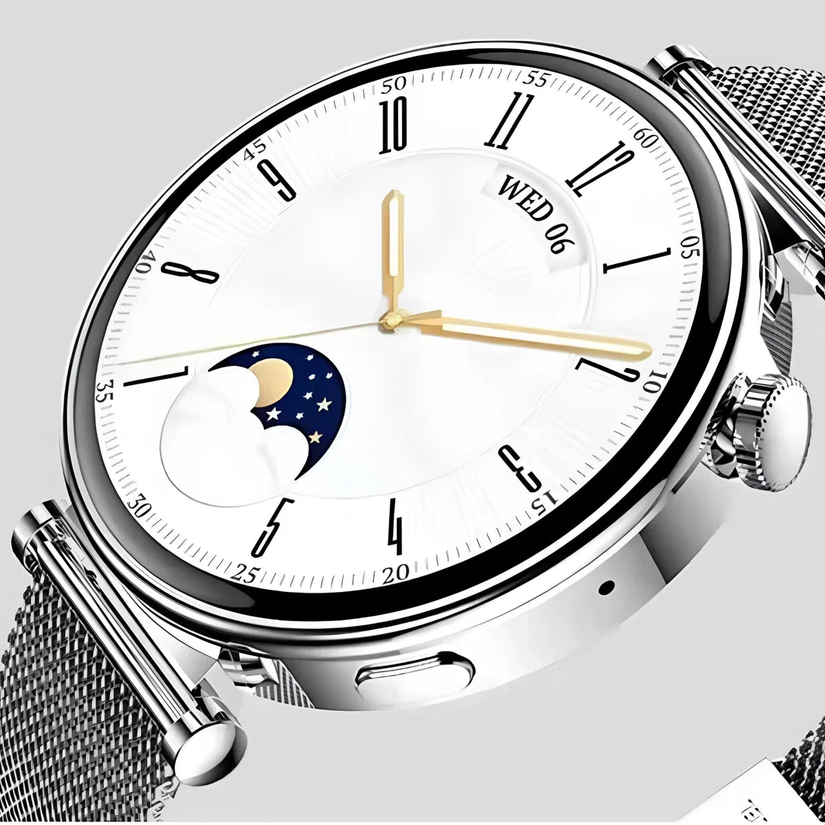 LuxeFit Aura - Elegant Health and Style Smartwatch