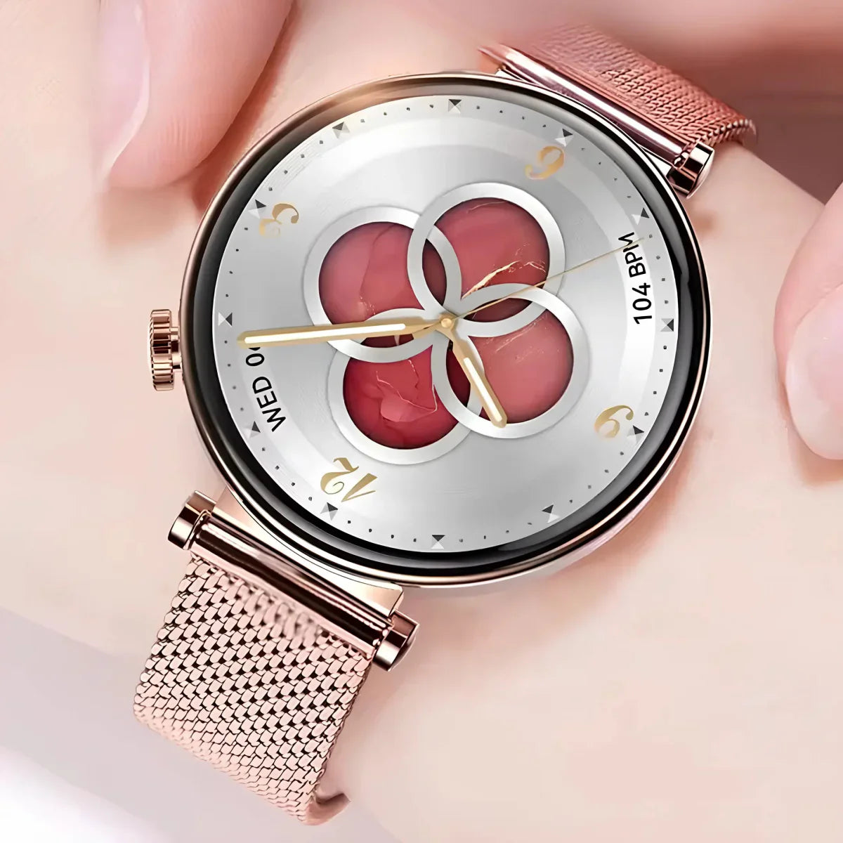 LuxeFit Aura - Elegant Health and Style Smartwatch