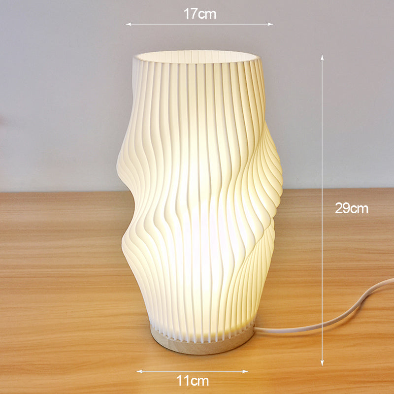 Coro Field - Pleated Cream Accent Table Lamp