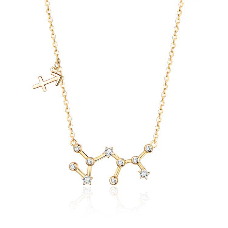 Faestra - Celestial Zodiac Astrology Necklace