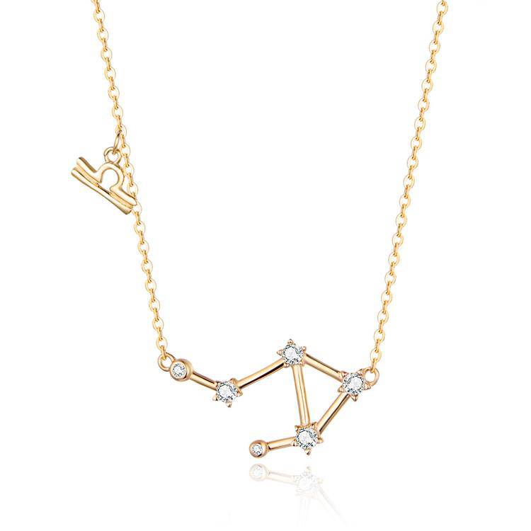 Faestra - Celestial Zodiac Astrology Necklace
