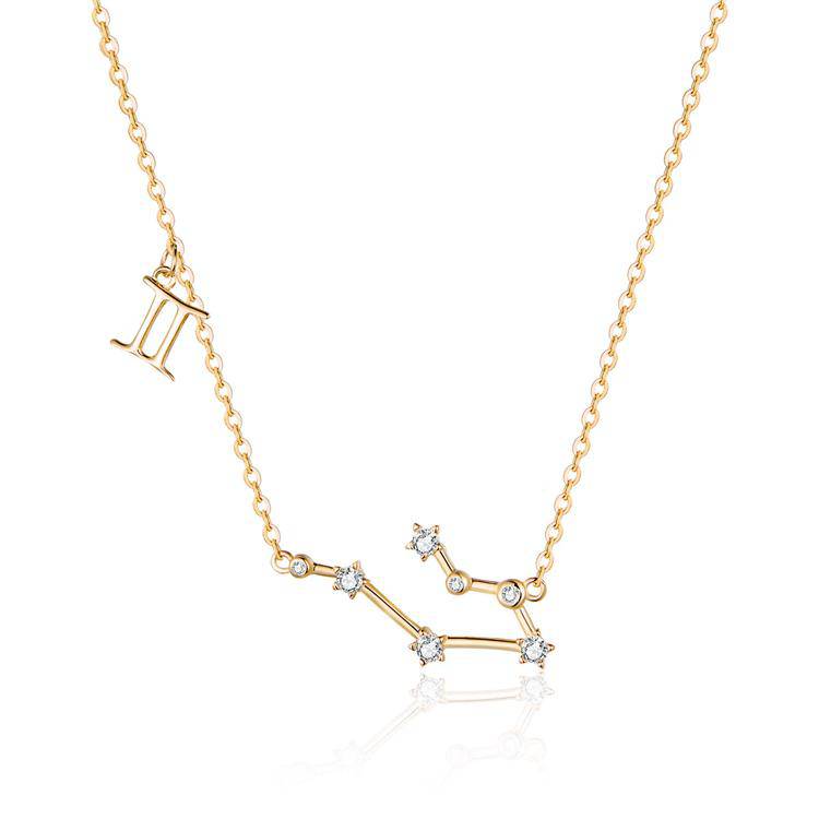 Faestra - Celestial Zodiac Astrology Necklace