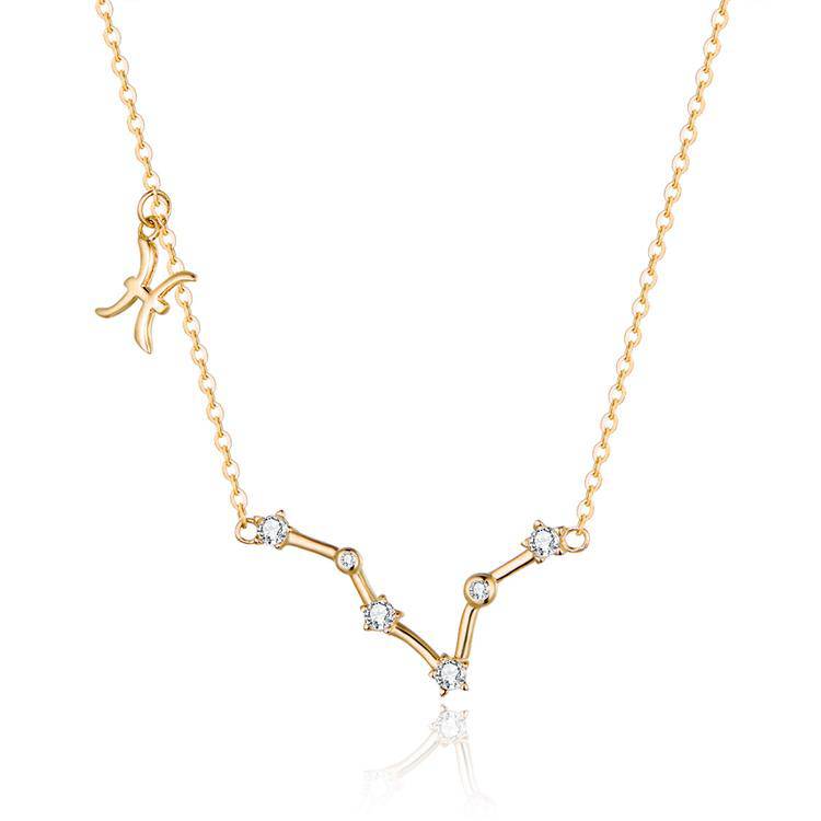 Faestra - Celestial Zodiac Astrology Necklace