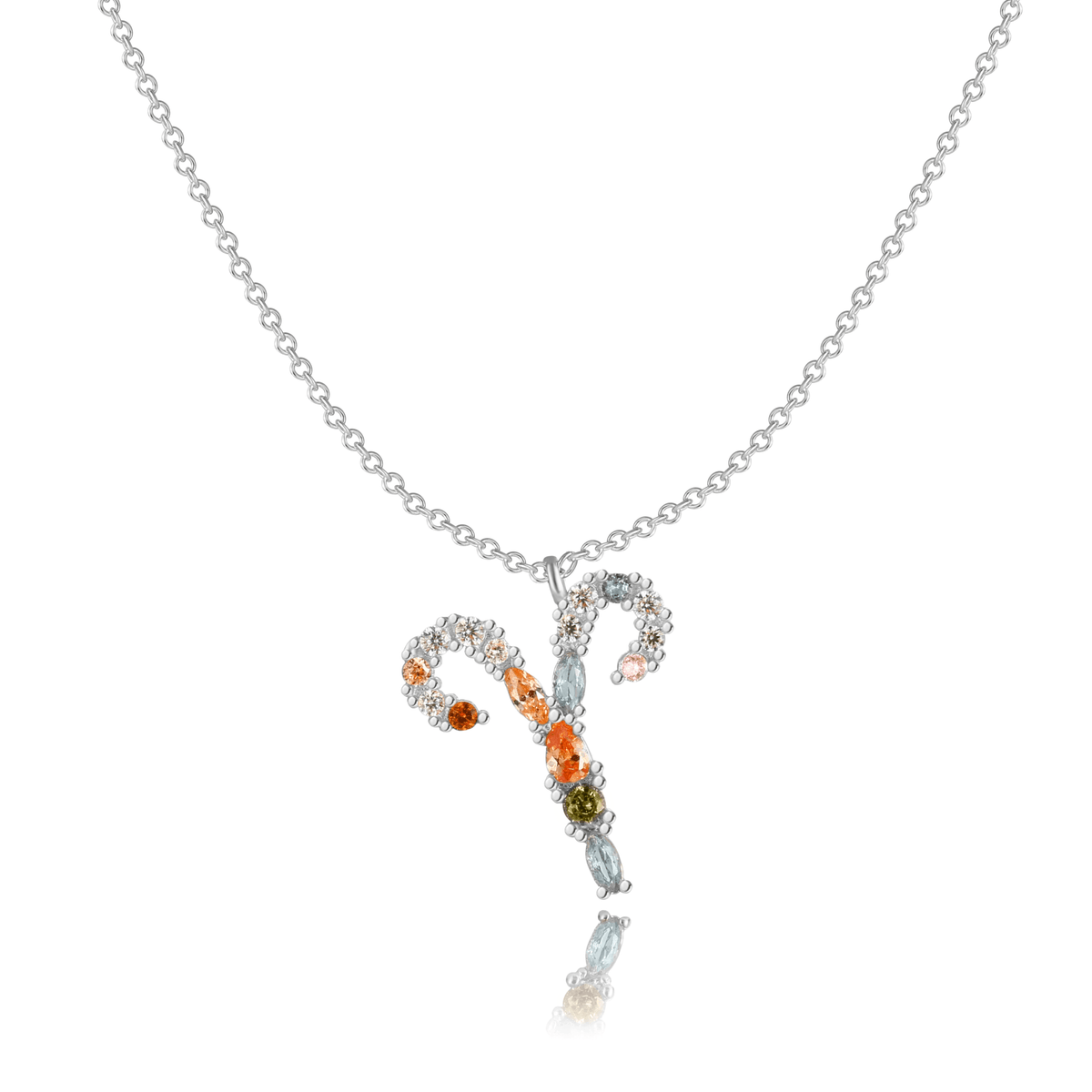 Celestia Zodiac Necklace - Sterling Silver Star Sign Pendant