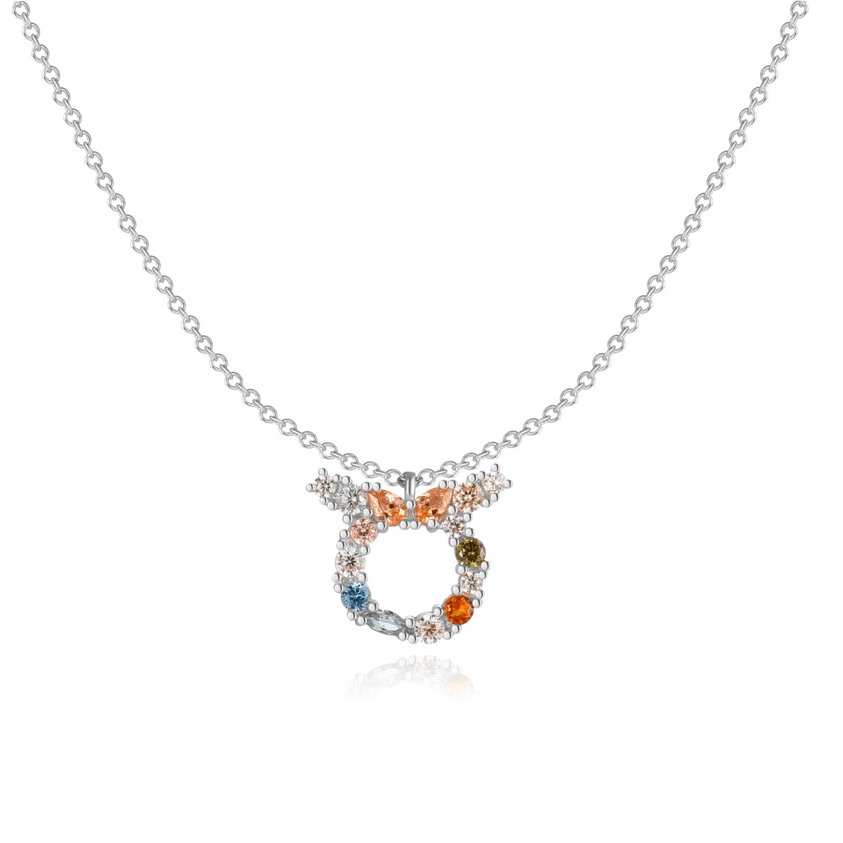 Celestia Zodiac Necklace - Sterling Silver Star Sign Pendant