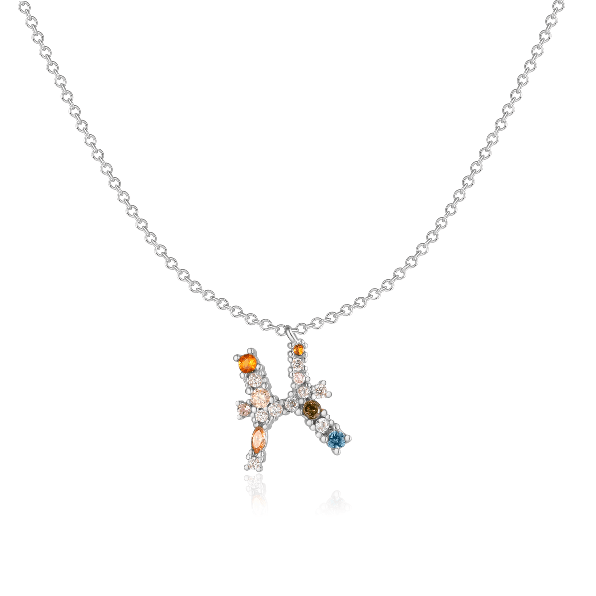 Celestia Zodiac Necklace - Sterling Silver Star Sign Pendant