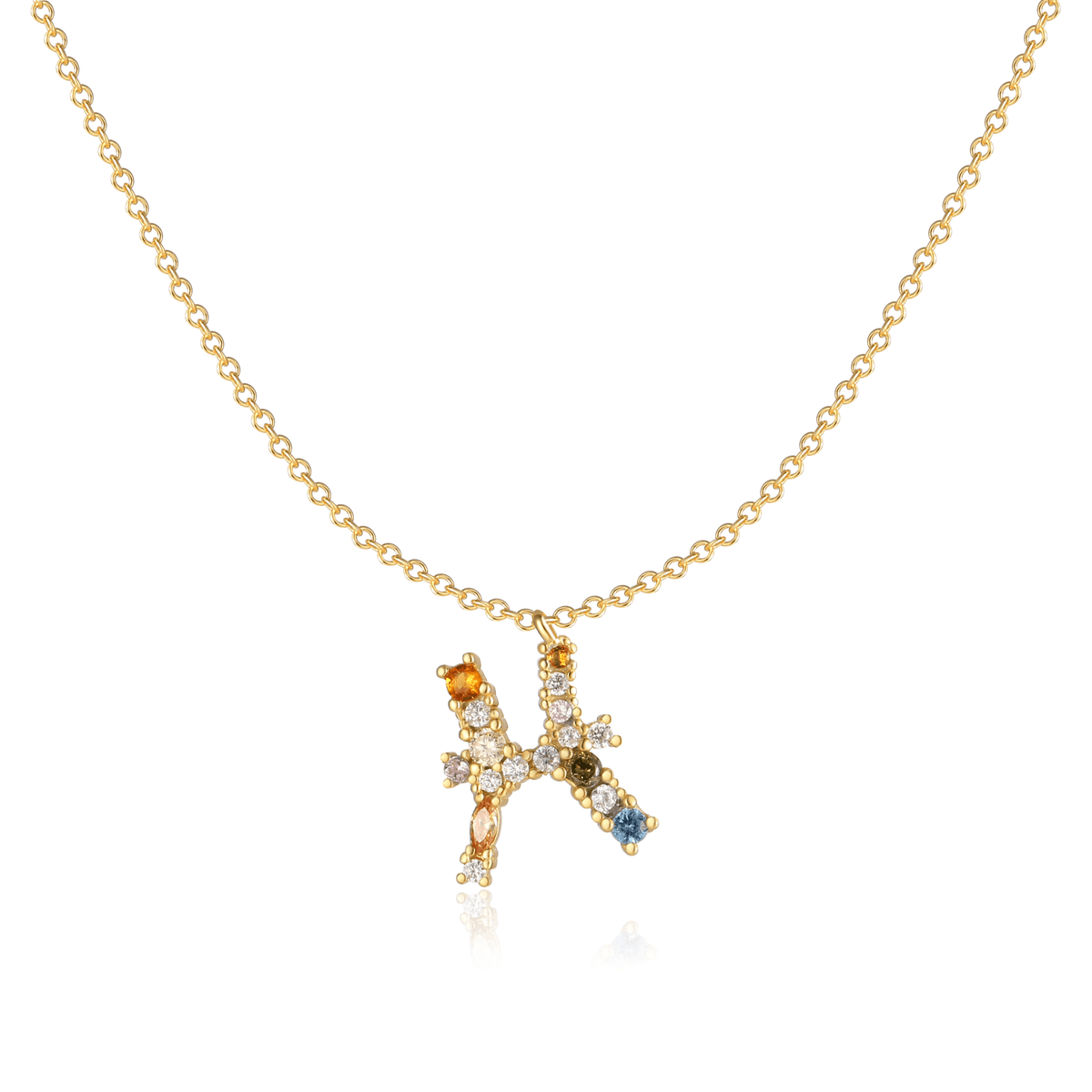 Celestia Zodiac Necklace - Sterling Silver Star Sign Pendant