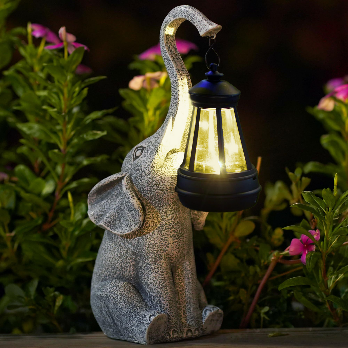Elephanta - Solar Elephant Garden Light
