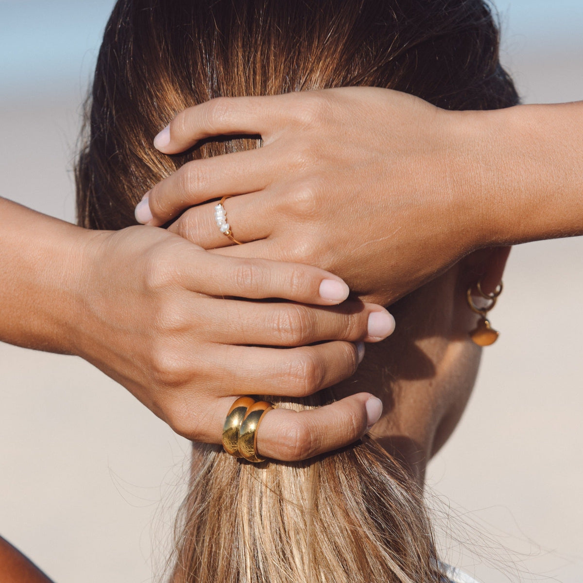 Isolde Mini Pearl Ring - Effortless Elegance for Everyday Wear