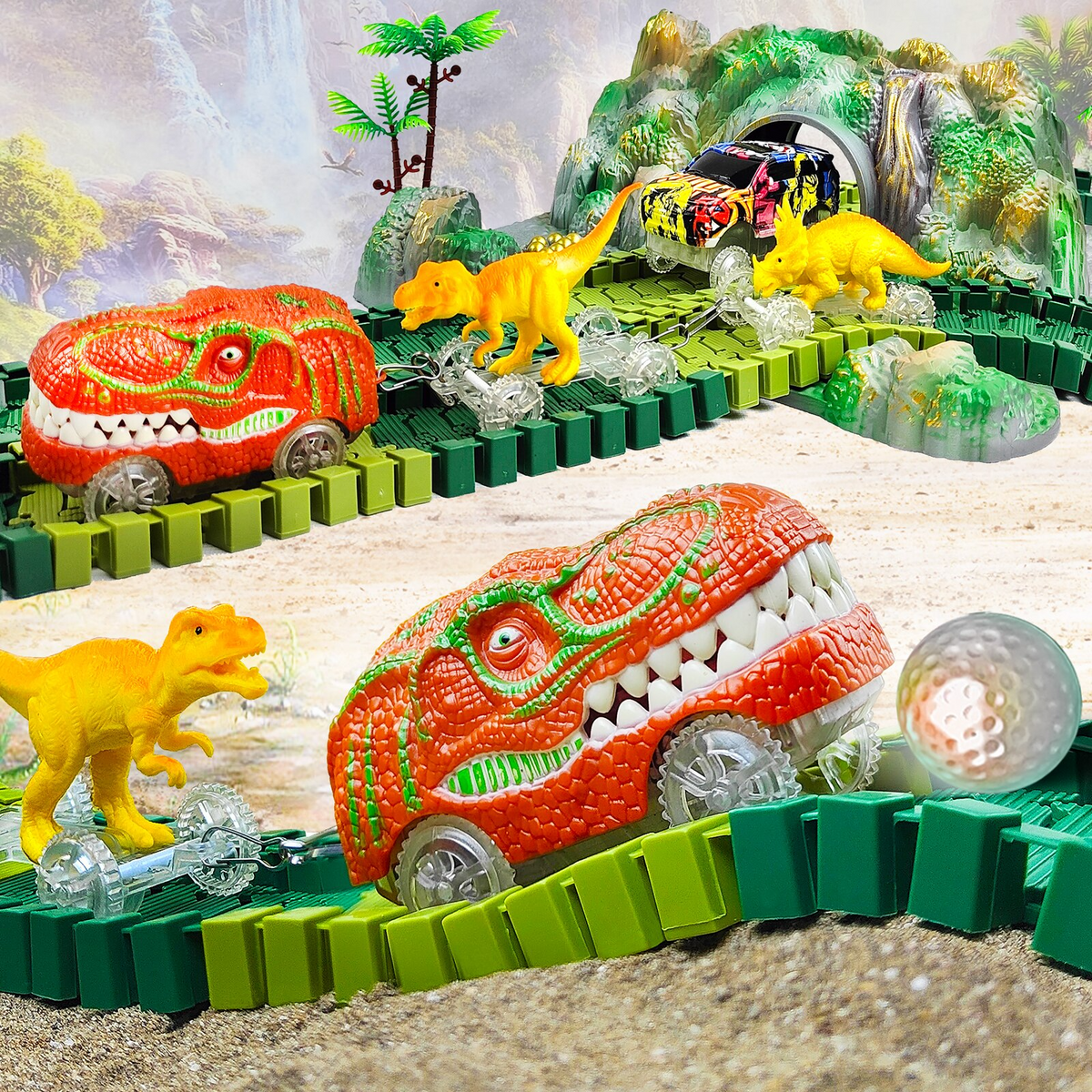DinoExpress - Adventure Train Playset for Kids