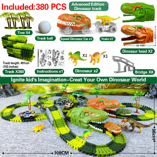 DinoExpress - Adventure Train Playset for Kids