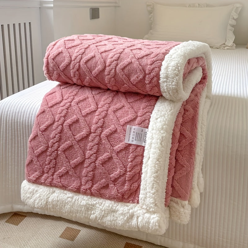 Weckfield - Soft Reversible Fleece Throw Blanket
