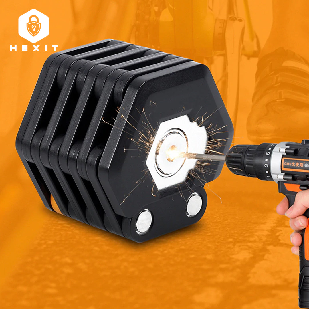 HEXIT FoldLock - Compact and Lightweight Bike Lock