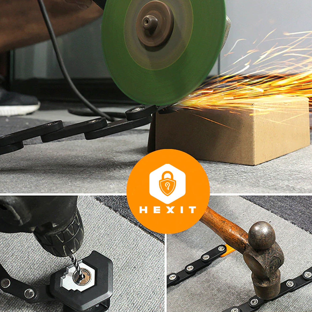 HEXIT FoldLock - Compact and Lightweight Bike Lock