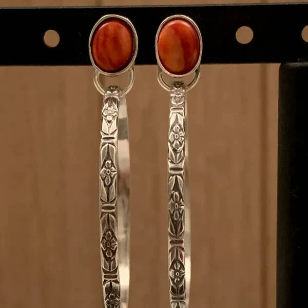 Nalani - Vintage-Inspired Boho Onyx Earrings