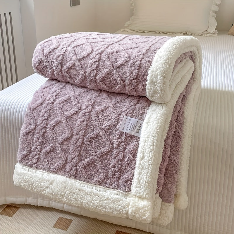 Weckfield - Soft Reversible Fleece Throw Blanket