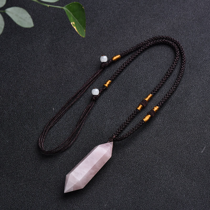 Faelara - Amethyst Healing Crystal Necklace