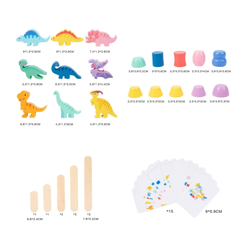 DinoStack Game - Creative Stacking Game for Kids