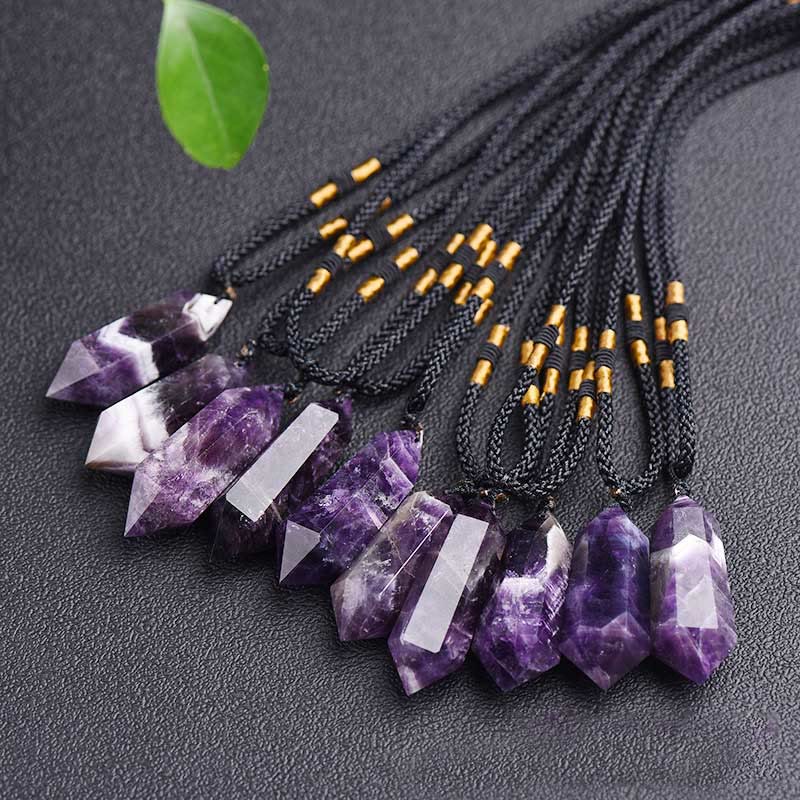 Faelara - Amethyst Healing Crystal Necklace