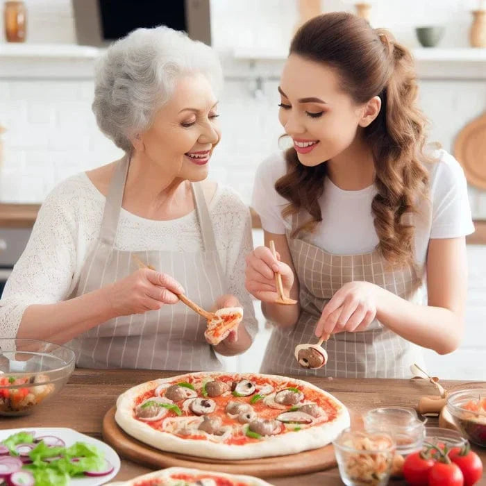 FlexiPizza Peel - Adjustable Pizza Peel for Home Baking