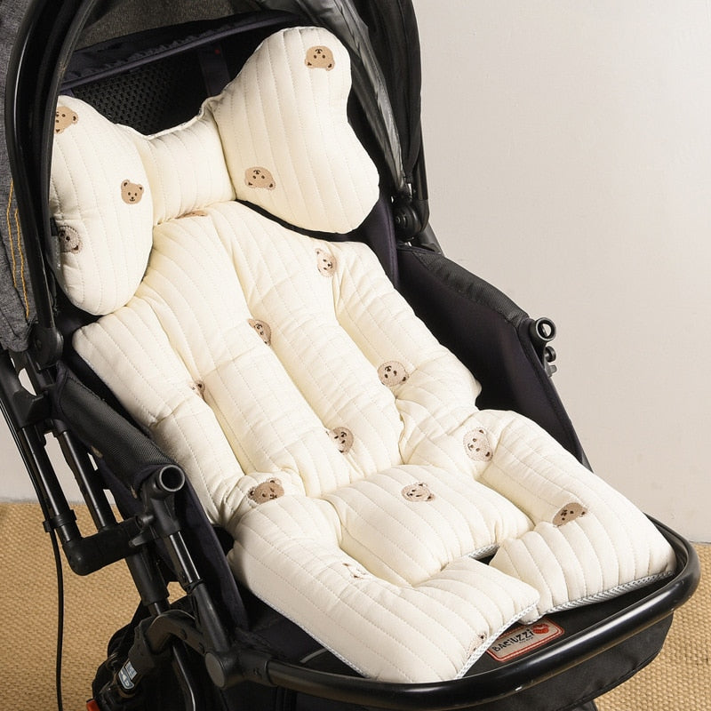 SnuggleRide - Cozy Stroller Cushion with Stylish Prints