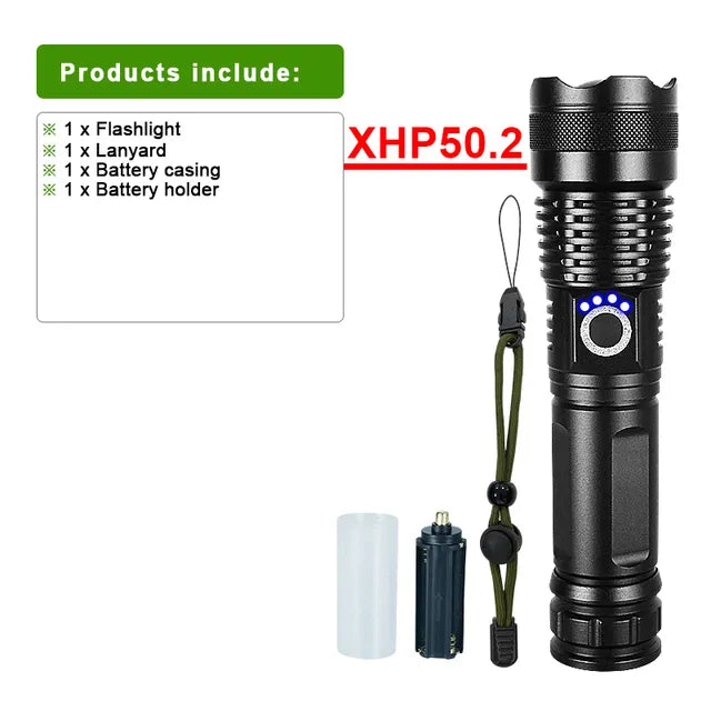 Efyrion - Rechargeable LED Flashlight for Outdoor Adventures