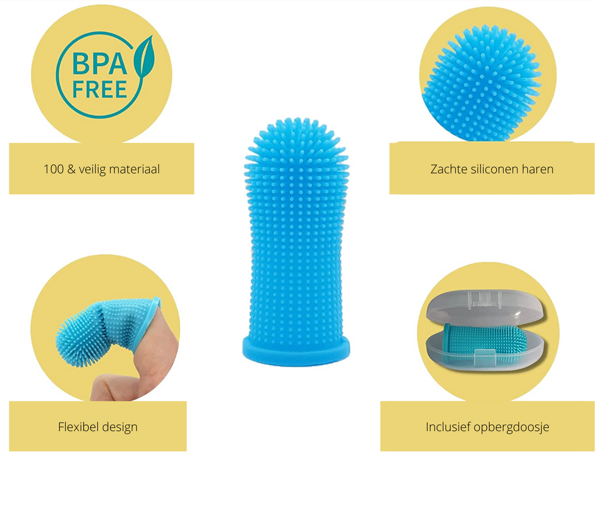 PawClean Pro - Safe Finger Toothbrush for Dogs
