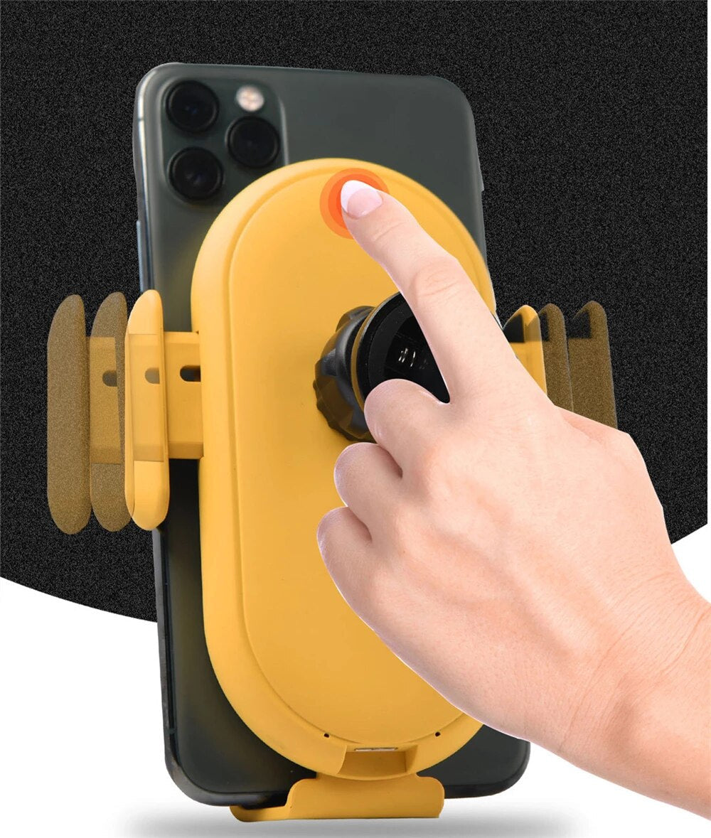 AutoGrip Mount - A Stylish Wireless Charging Phone Holder for Your Car