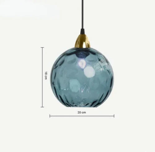 LumiSphere Pendant Light - Elegant Glass Globe Lighting for Timeless Style