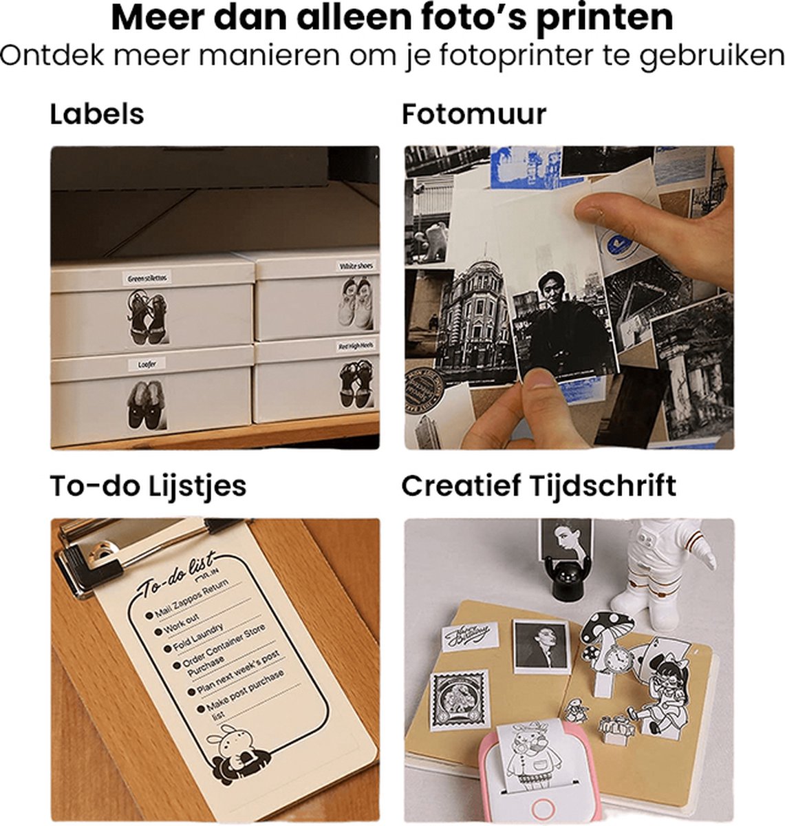 Pocket Printer - Portable Mini Sticker & Label Printer