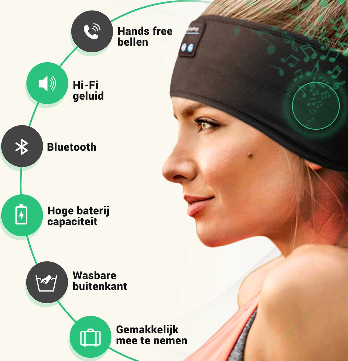 SleepWave - Wireless Bluetooth Sleep Headband