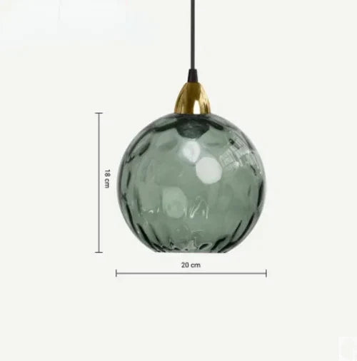 LumiSphere Pendant Light - Elegant Glass Globe Lighting for Timeless Style
