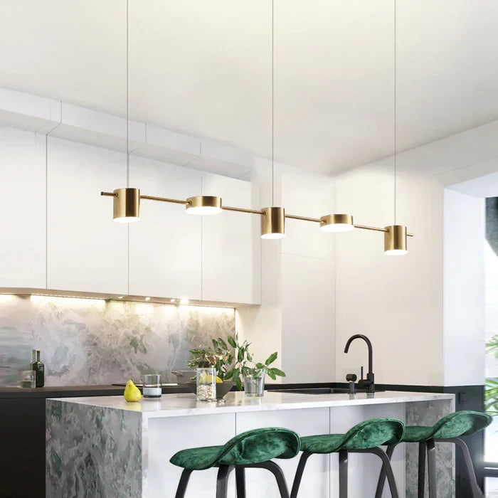 AuraDrum - Elegant Aluminum Drum Chandelier for a Stylish Interior