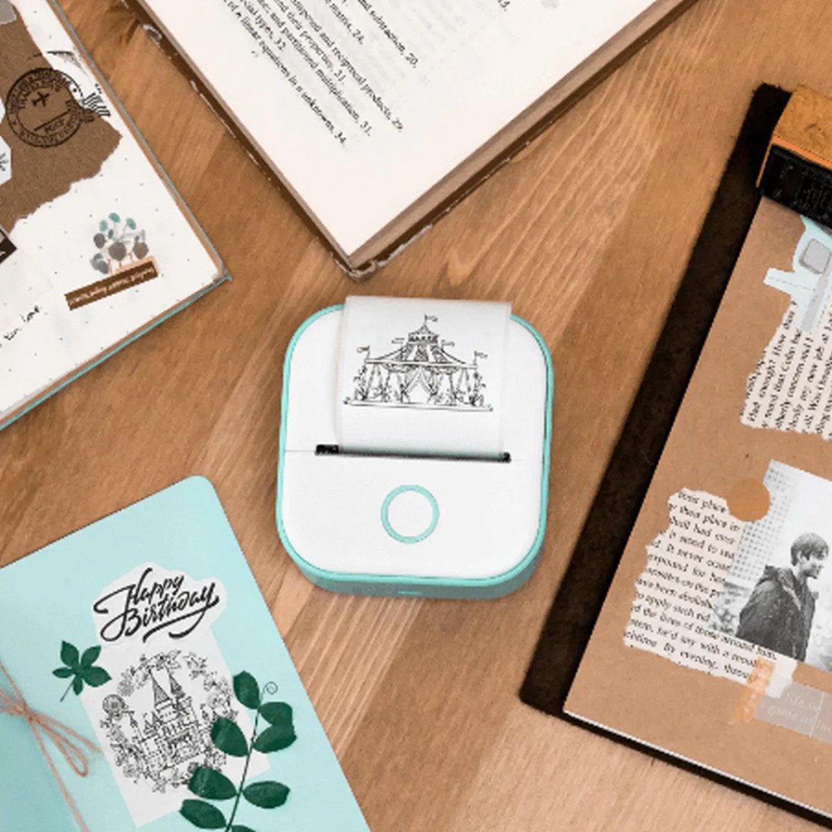 Pocket Printer - Portable Mini Sticker & Label Printer
