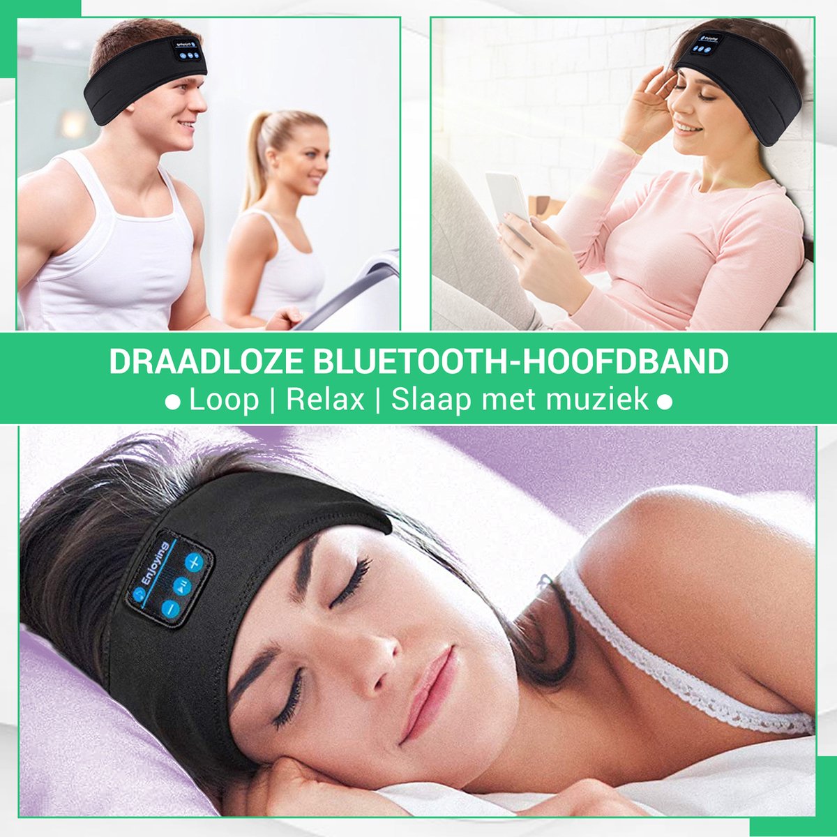 SleepWave - Wireless Bluetooth Sleep Headband