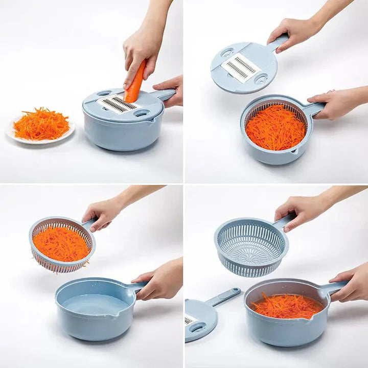 ChopMaster 3-in-1 Vegetable Chopper - Chop, Slice & Dice with Ease