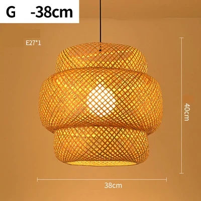 RayaLight - Handmade Rattan Pendant Lamp for Your Home