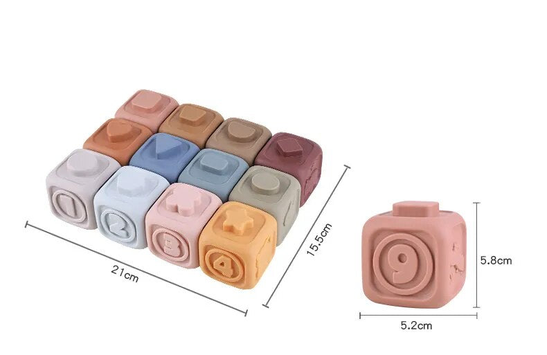 CubbyStack - Educational Stacking Toy for Babies and Toddlers