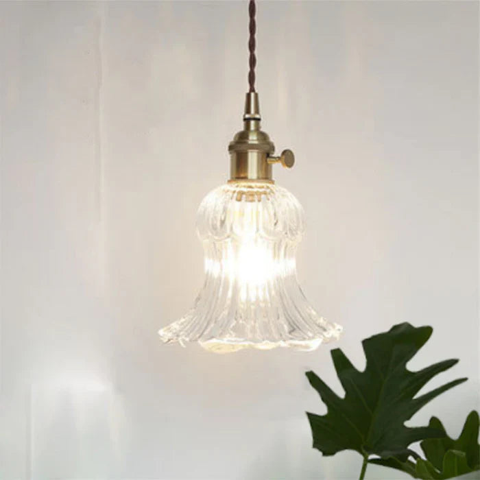 OpulentGlow Pendant - Elegant Handblown Glass Pendant Light