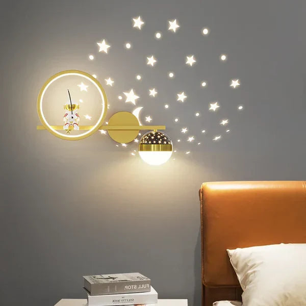 GlowNest - Playful Wall Lamp for Kids' Rooms