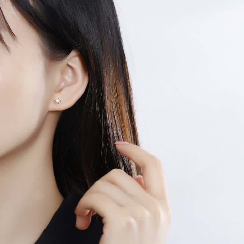 Camelina - Vintage Opal Drop Earrings