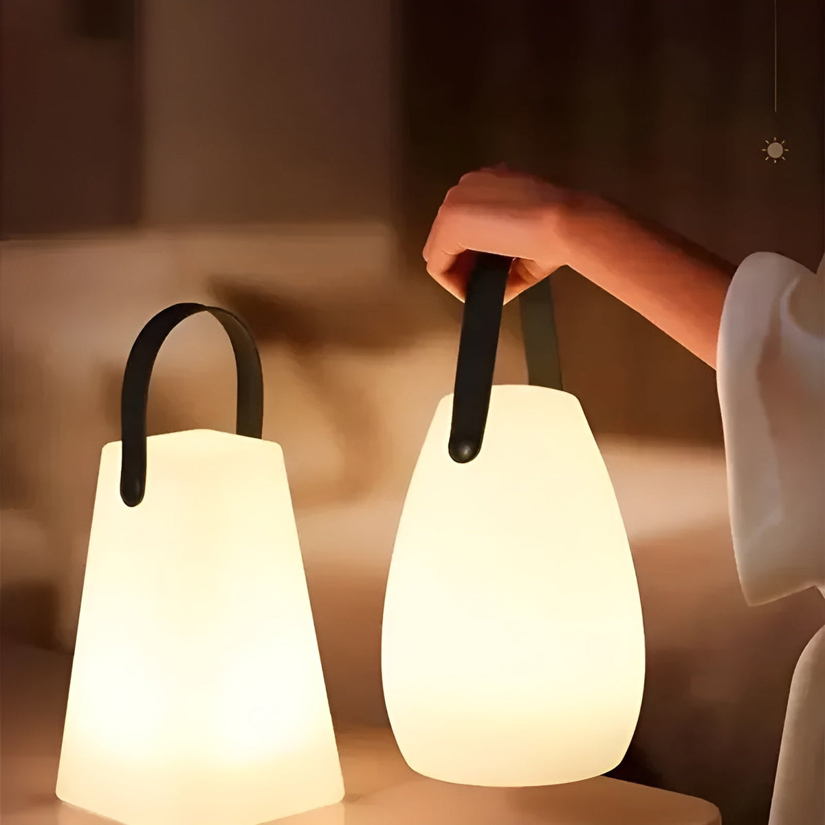 LuminaGlow - Portable Waterproof 16-Color LED Light