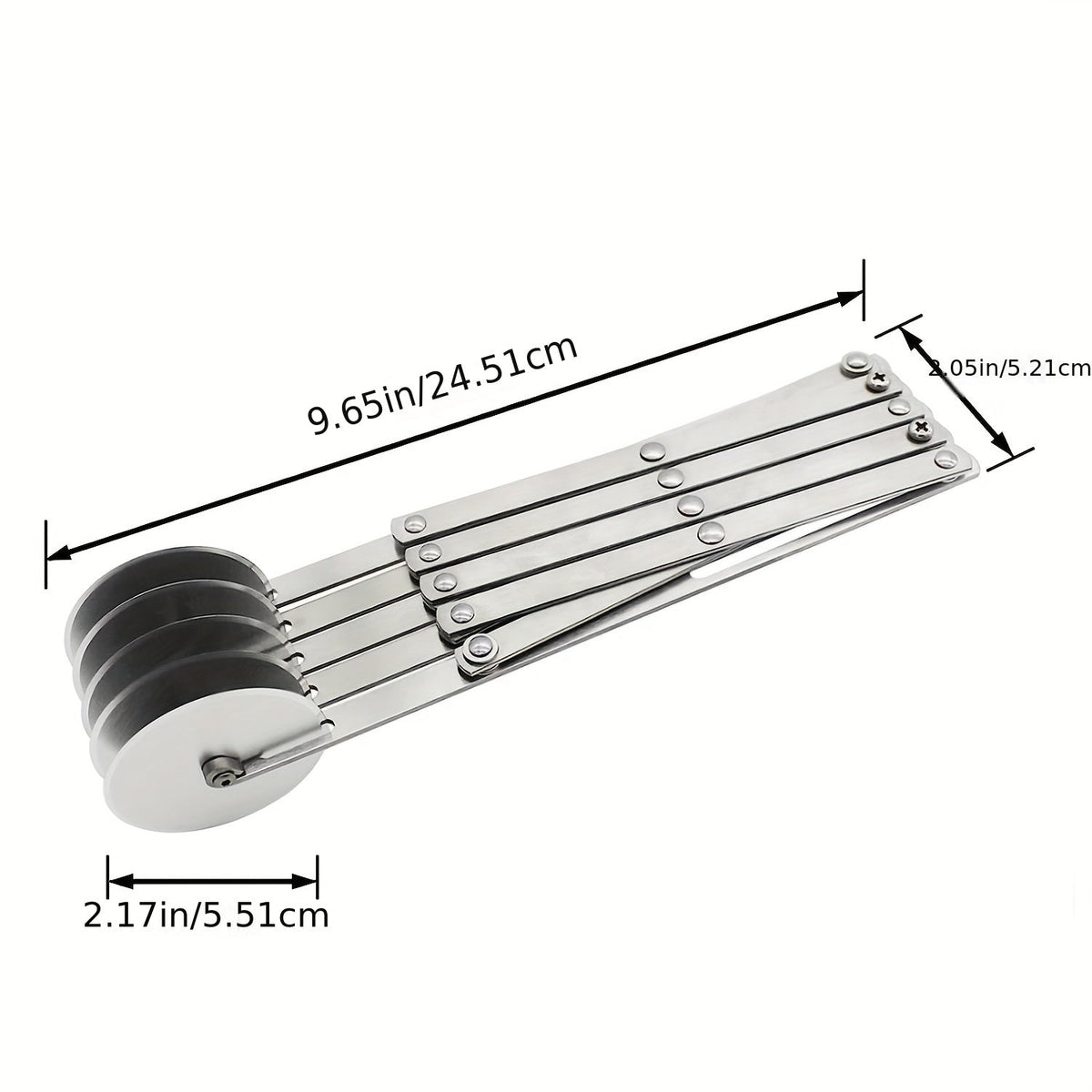 Slizer - Multifunctional 5-Wheel Pizza and Dough Cutter with Handle