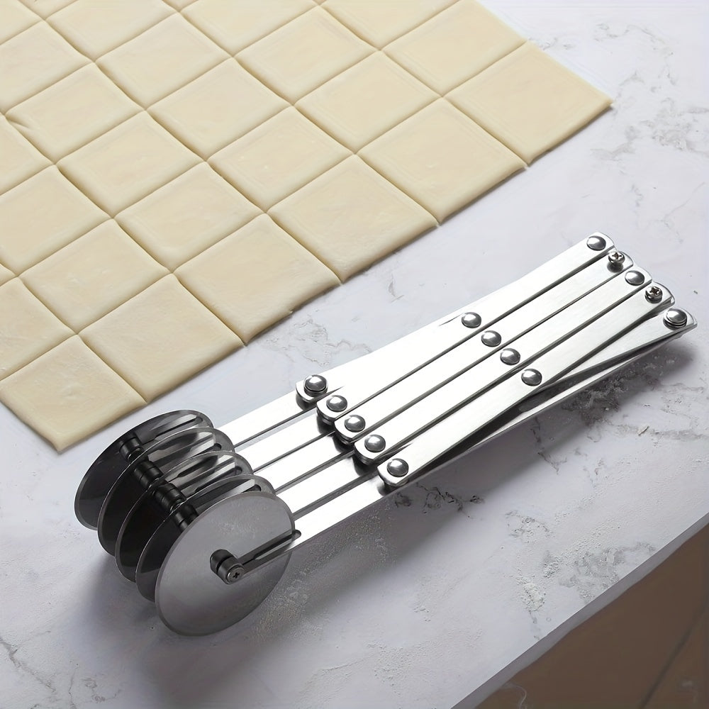 Slizer - Multifunctional 5-Wheel Pizza and Dough Cutter with Handle